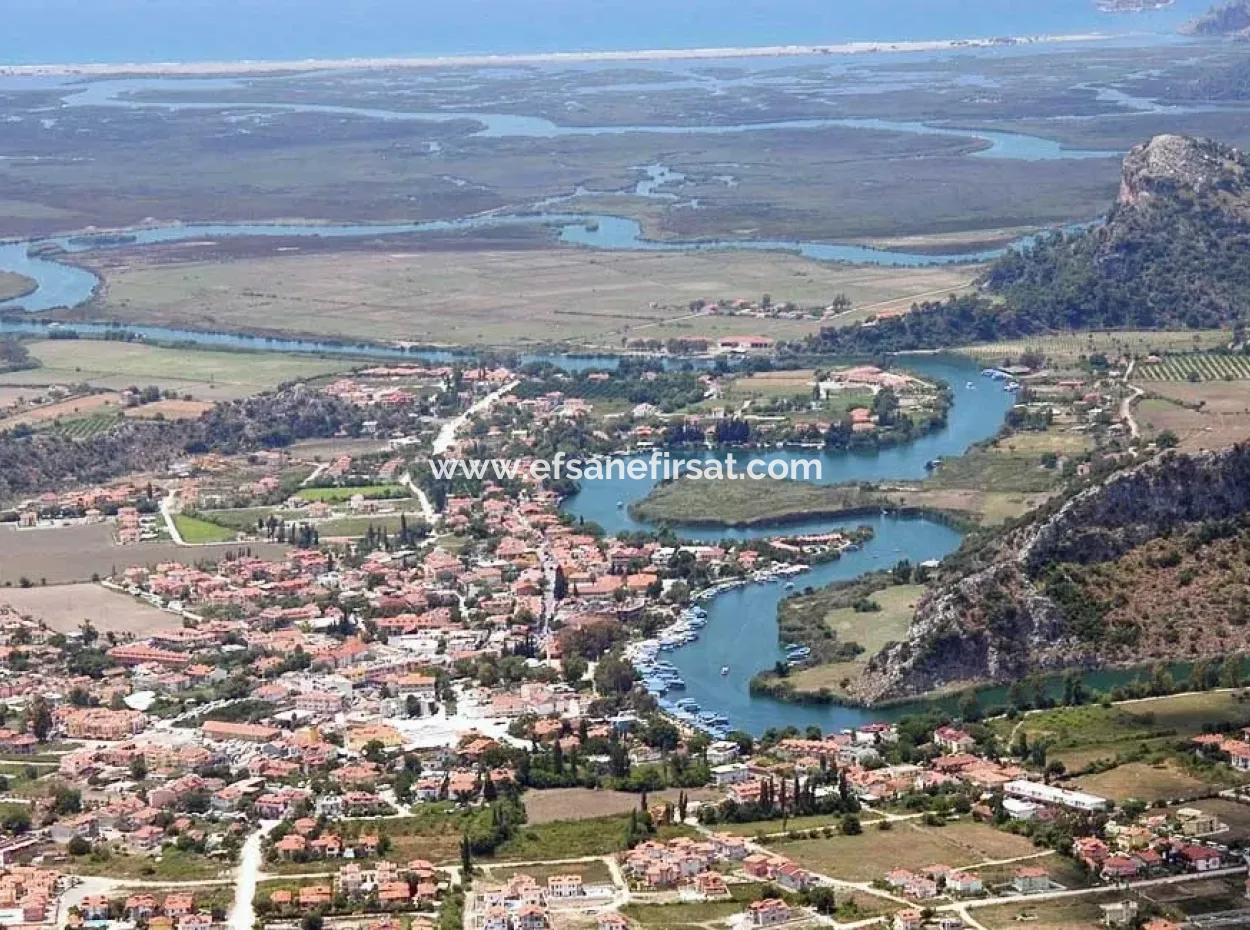 Ortaca, Dalyan Zentrum, 1500 M2, Wohn- Und Hotelgrundstück Zu Verkaufen