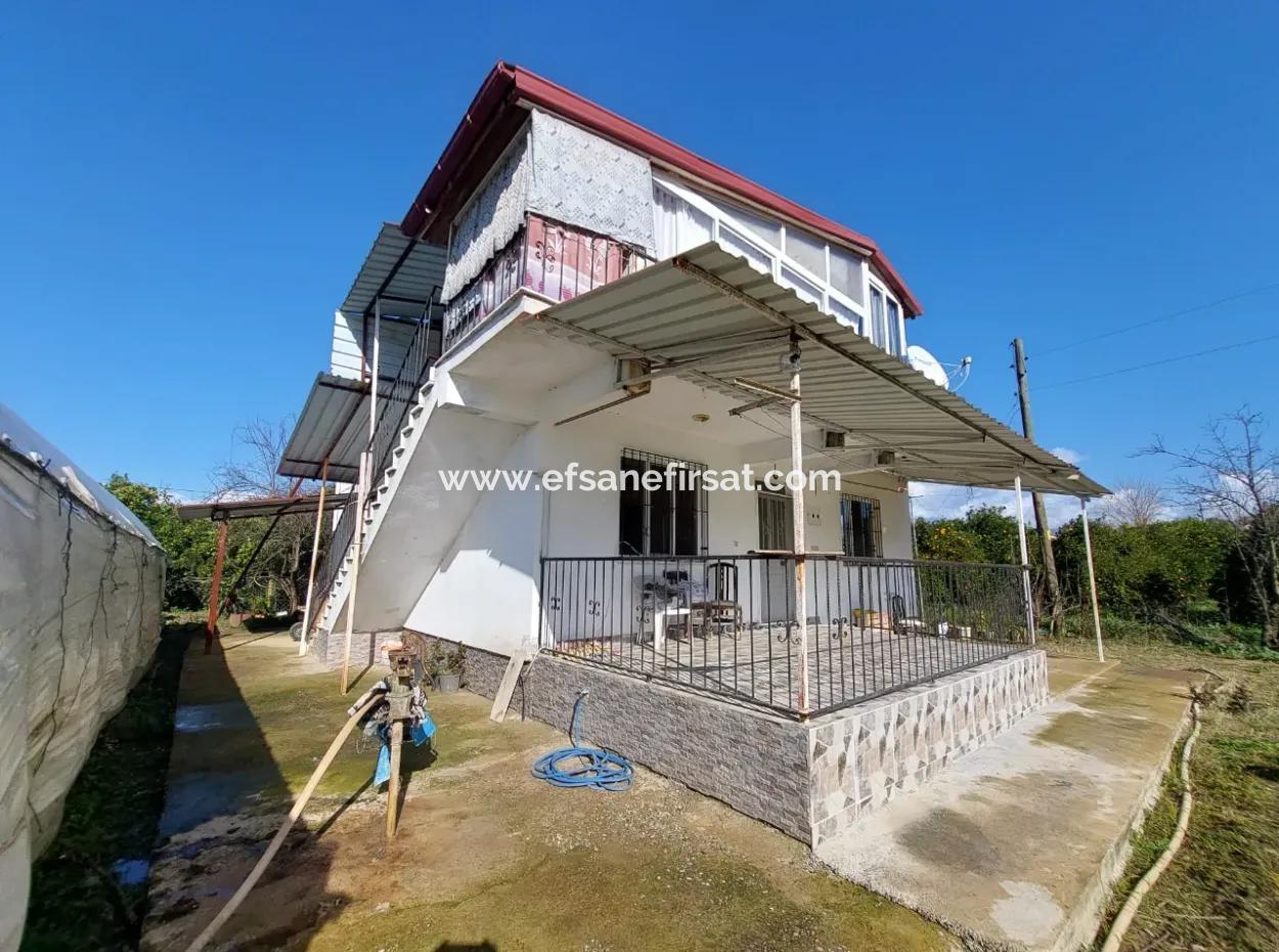 2-Stöckige Einfamilienwohnungen Auf 1230 M² Freistehendem Grundstück In Muğla Köyceğiz Kavakası – Zu Verkaufen