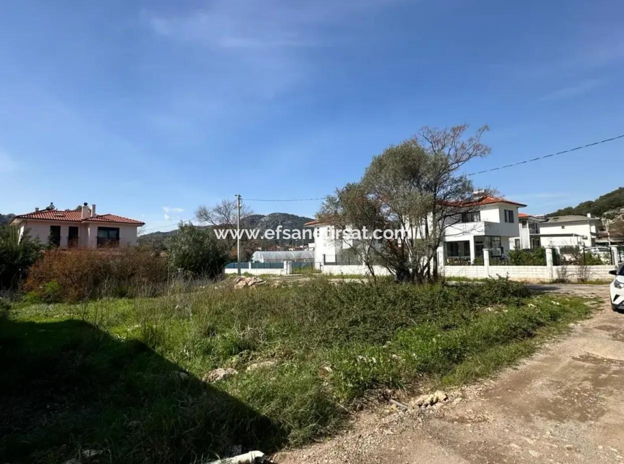 415 M2 Freistehendes Grundstück Mit Wohnbebauung In Ortaca Mergenlide Zu Verkaufen