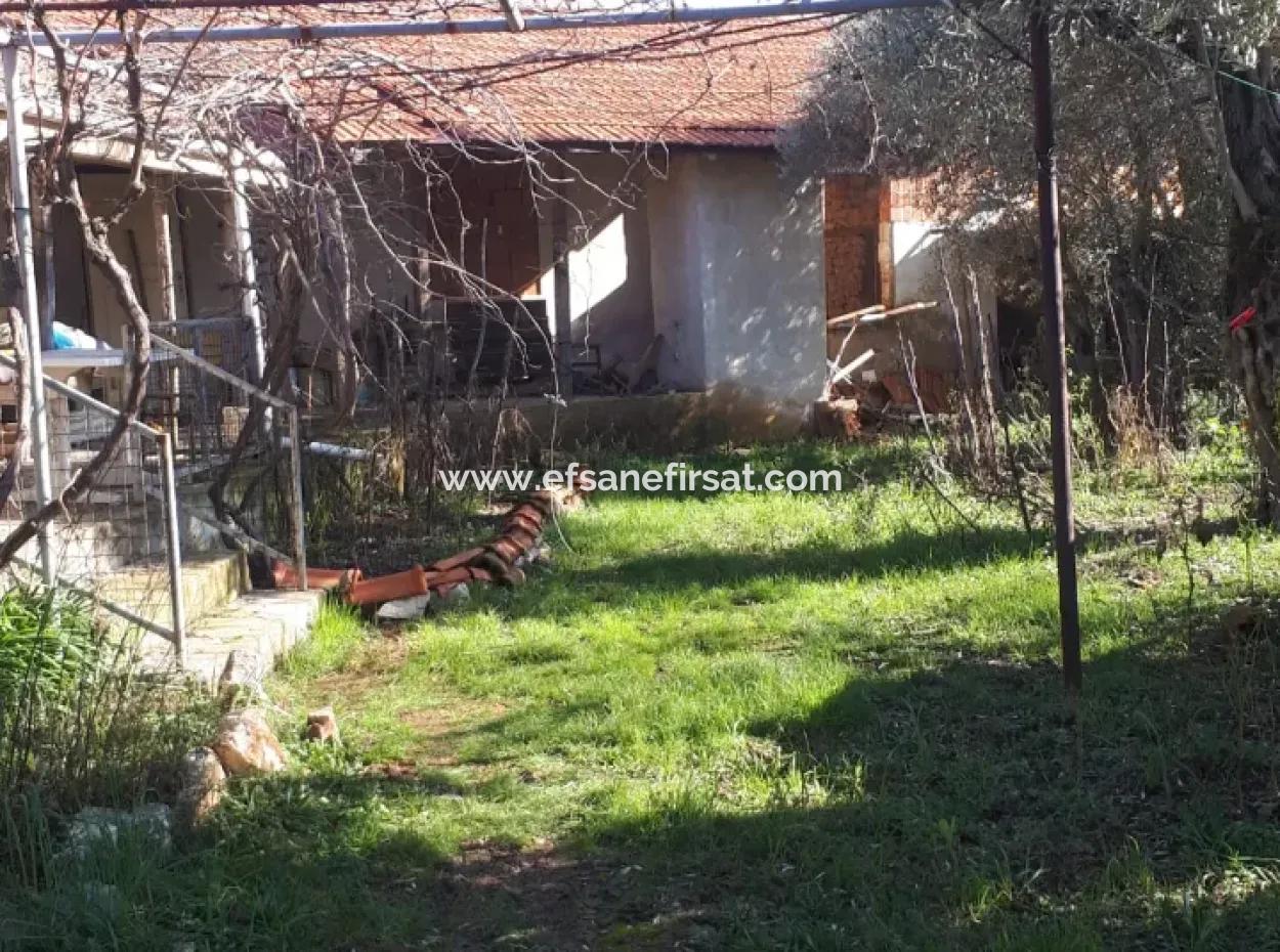 Dorfhaus Zum Verkauf Auf 545 M2 Zoniertem Grundstück In Denizli Kızılağaç