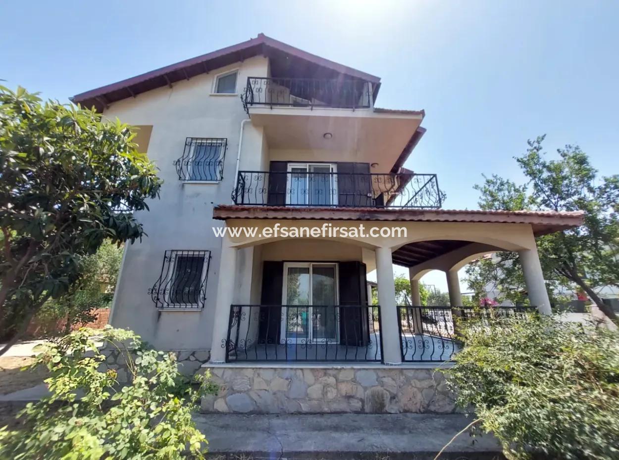 3 1 Unmöblierte Maisonette-Villa Zu Vermieten In Ortaca Dalyan, Mugla