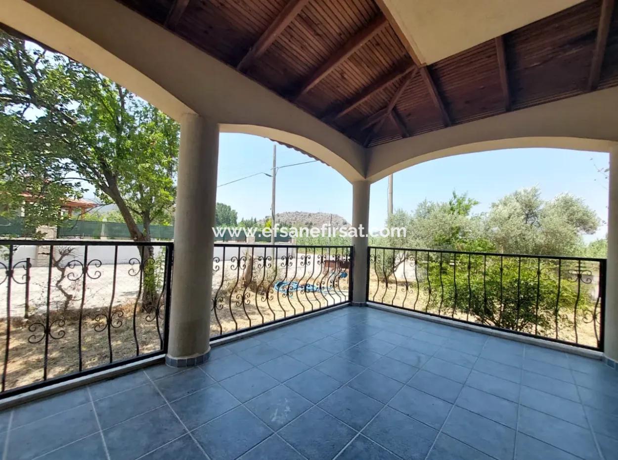3 1 Unmöblierte Maisonette-Villa Zu Vermieten In Ortaca Dalyan, Mugla