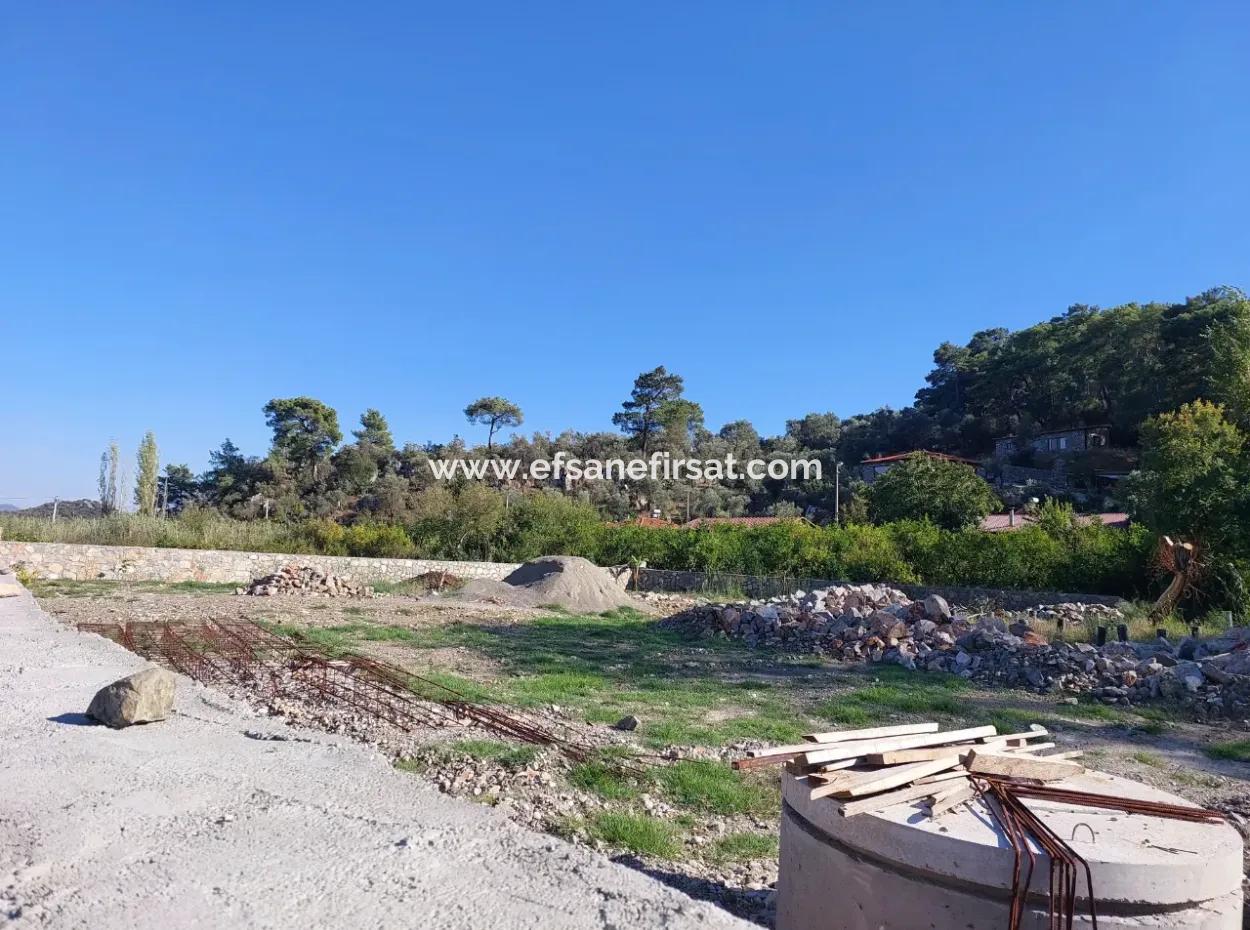 Ortaca Mergenlide Mountain Edge, 1 400 M2 Zoniertes Land Zum Verkauf