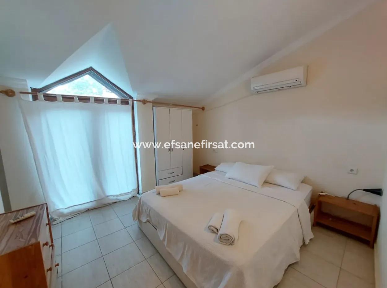 Muğla Dalyanda Canal Front Schwimmbad 2 1 Möblierte Maisonette Zu Vermieten