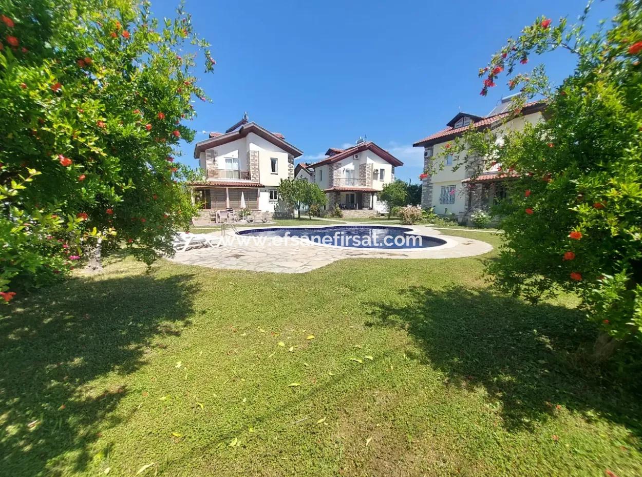 Unabhängige Und Gepflegte 4 In 1 Maisonette-Villa Zum Verkauf In Muğla, Ortaca, Dalyan