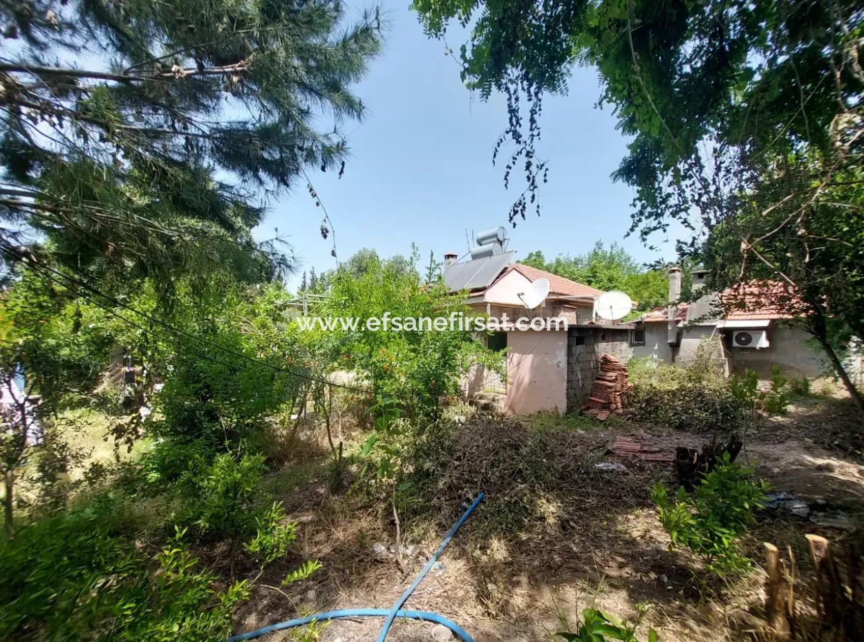 500 M2 Grundstück Mit Rızai-Trennwand In Ortaca Kemaliye Zum Notverkauf