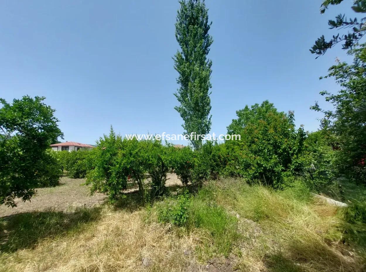 500 M2 Grundstück Mit Rızai-Trennwand In Ortaca Kemaliye Zum Notverkauf