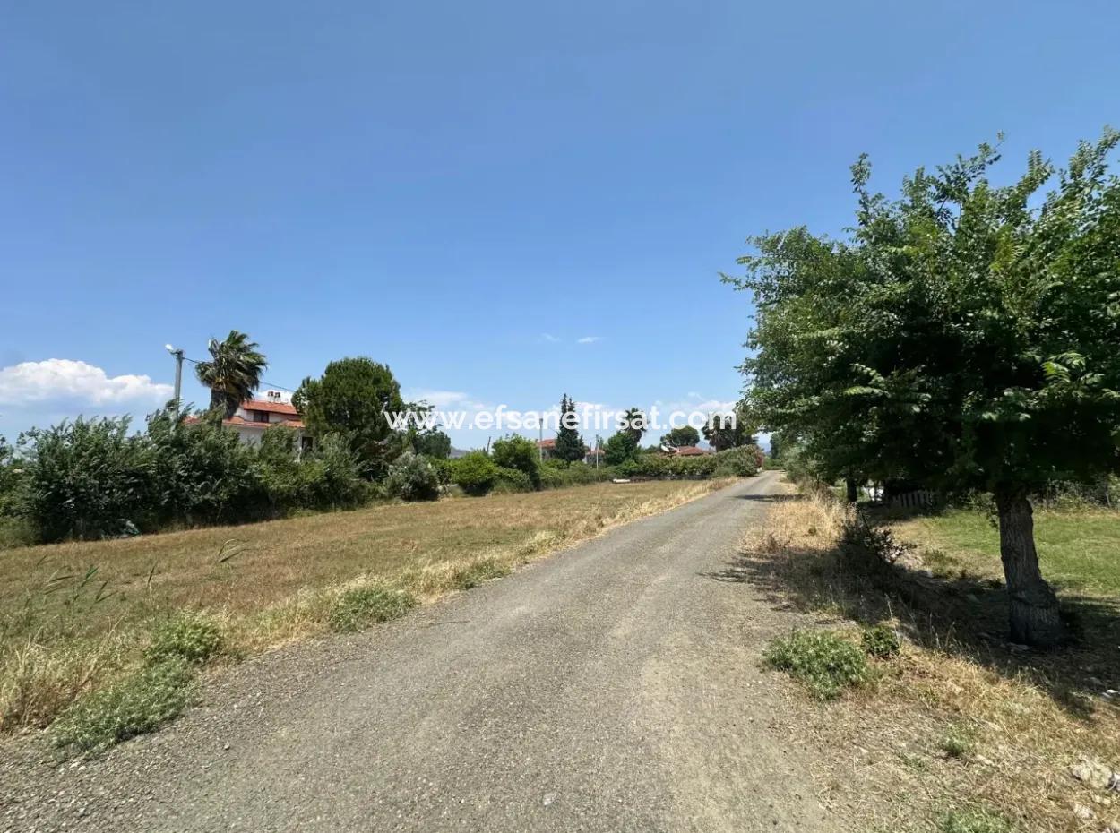 505 M2 Grundstück Zum Verkauf In Dalyan Okçular