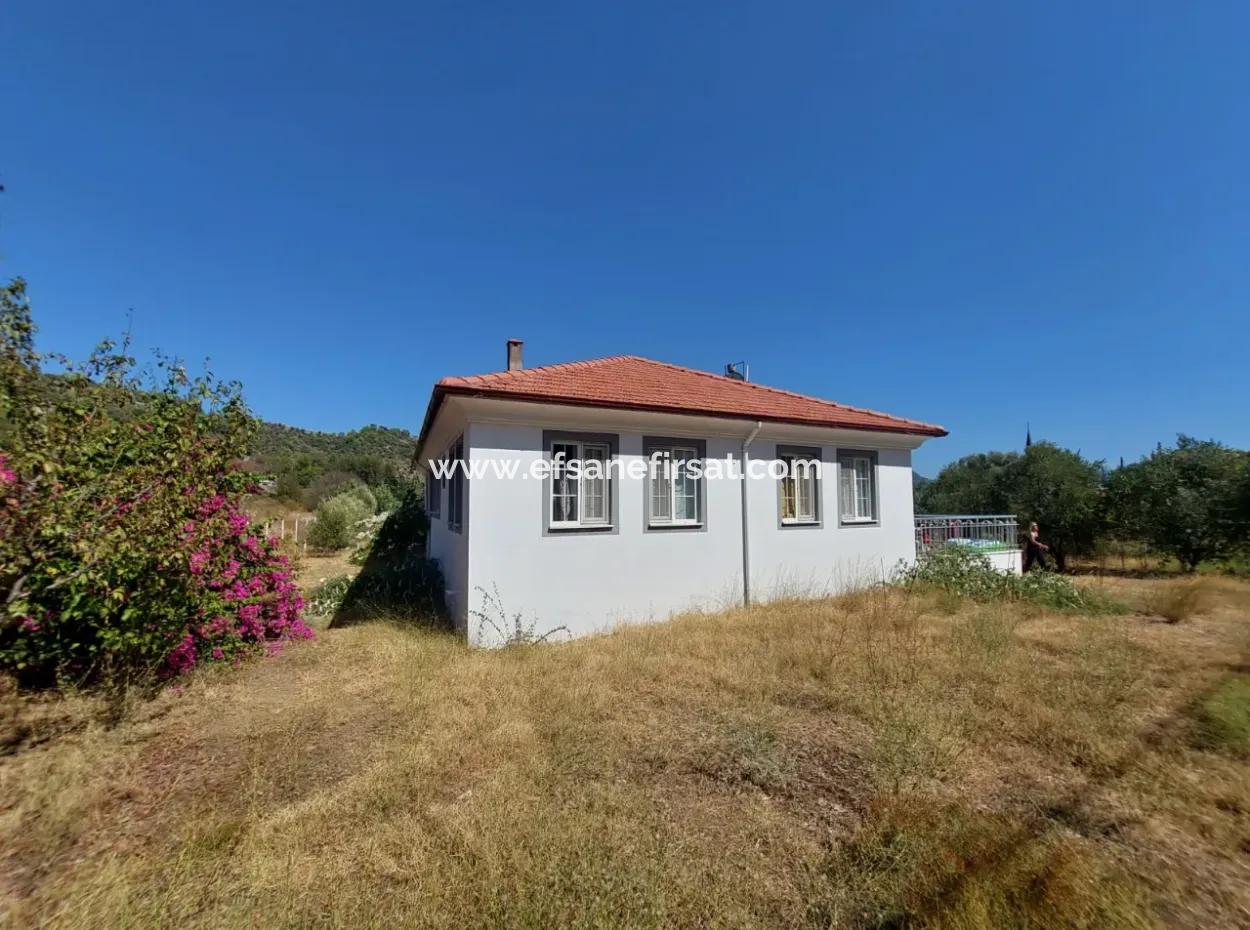 2 1 Unmöbliertes Großes Einfamilienhaus In Köyceğiz Çandır Jahresmiete