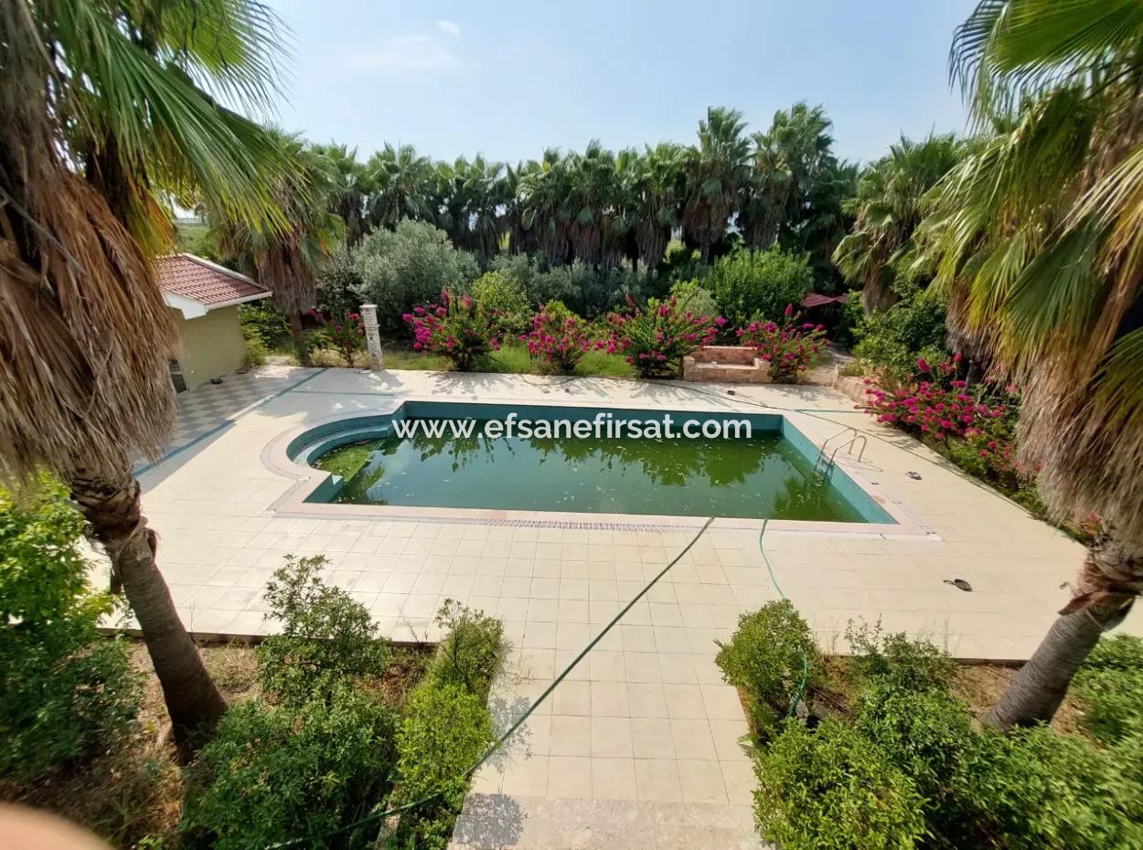 Häuser Auf 3.500 M² Land, Geeignet Für Touristische Investitionen In Muğla Dalyan Zum Verkauf