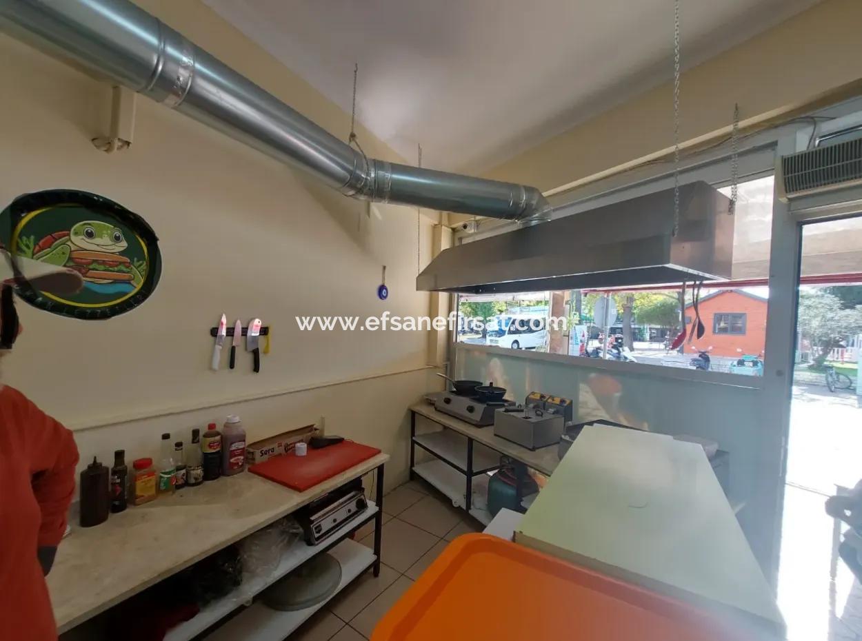 Tür-Kunden-Bereit Im Muğla Dalyan Center Fast Food Zu Miete