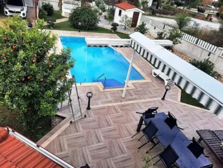 Mugla Dalyan 845 M2 Grundstück 6+ 2 Villen Mit Pool Zum Verkauf