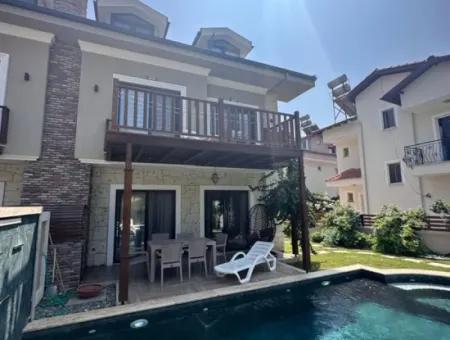 Wohnung, Möbliert 5 1 Luxusvilla Mit Swimmingpool Zum Verkauf In Dalyan, Mugla