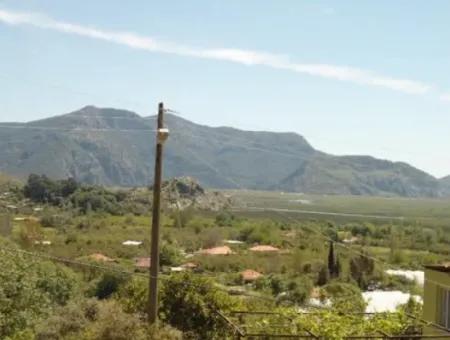 Dorfhaus Mit Seeblick Und Olivenhain Land Zum Verkauf In Köyceğiz Çandır, Muğla