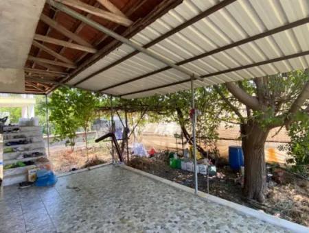 Einfamilienhaus Und Gewächshaus Zum Verkauf Auf Einem 5200 M2 Großen Feld In Ortaca Eskiköy
