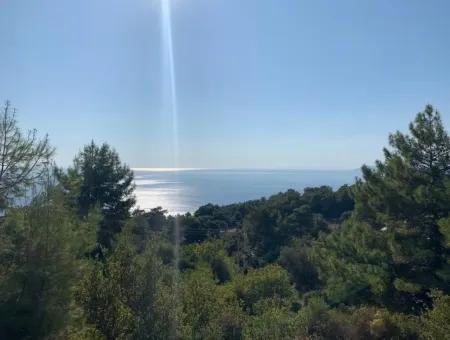 Tourismus-Zonen Grundstücke Zum Verkauf In Fethiye Mit Meerblick Faralya