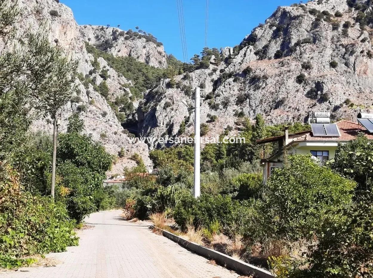 Fethiye Göcekte Detached Residential Zoning Bargain Plot For Sale