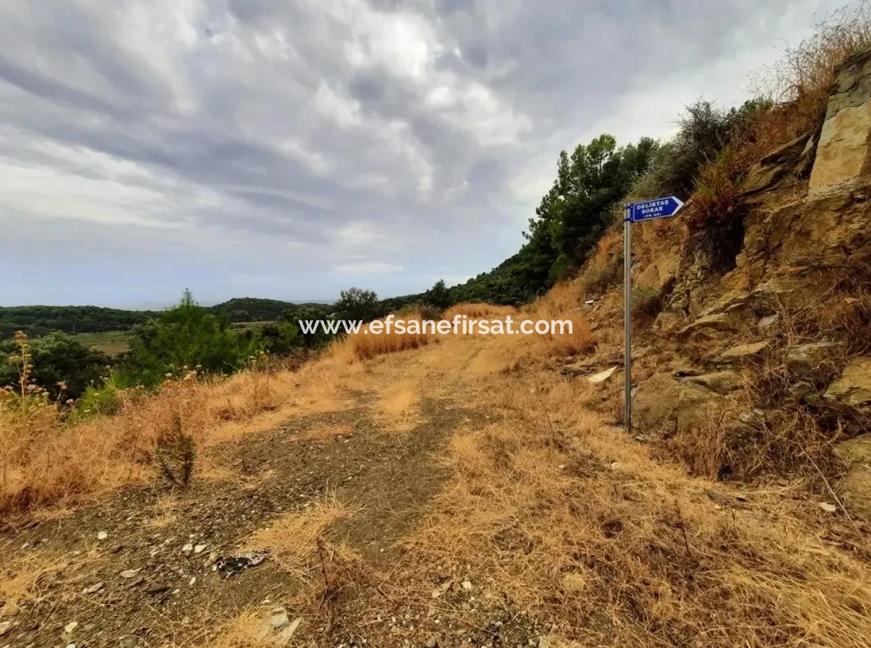 Mugla Ortaca Sarıgerme 880 M2 Full Sea And Nature View Plot For Sale