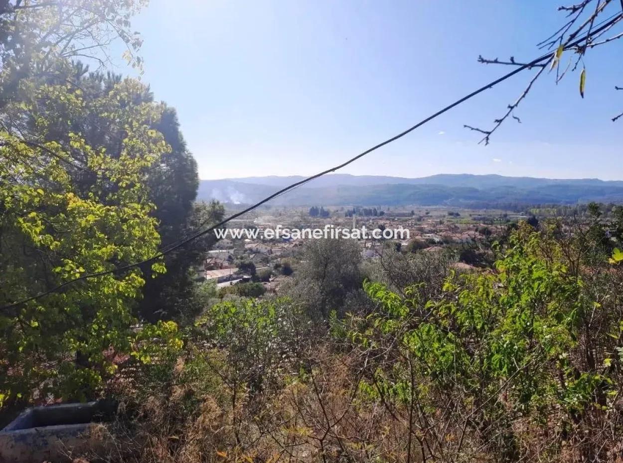 Detached Village House With Sea And Nature Views For Sale In Ula Gokova