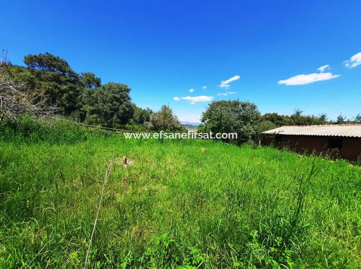 600 M2 Land And Detached House With Sea View For Sale In Ortaca Sarıgerme