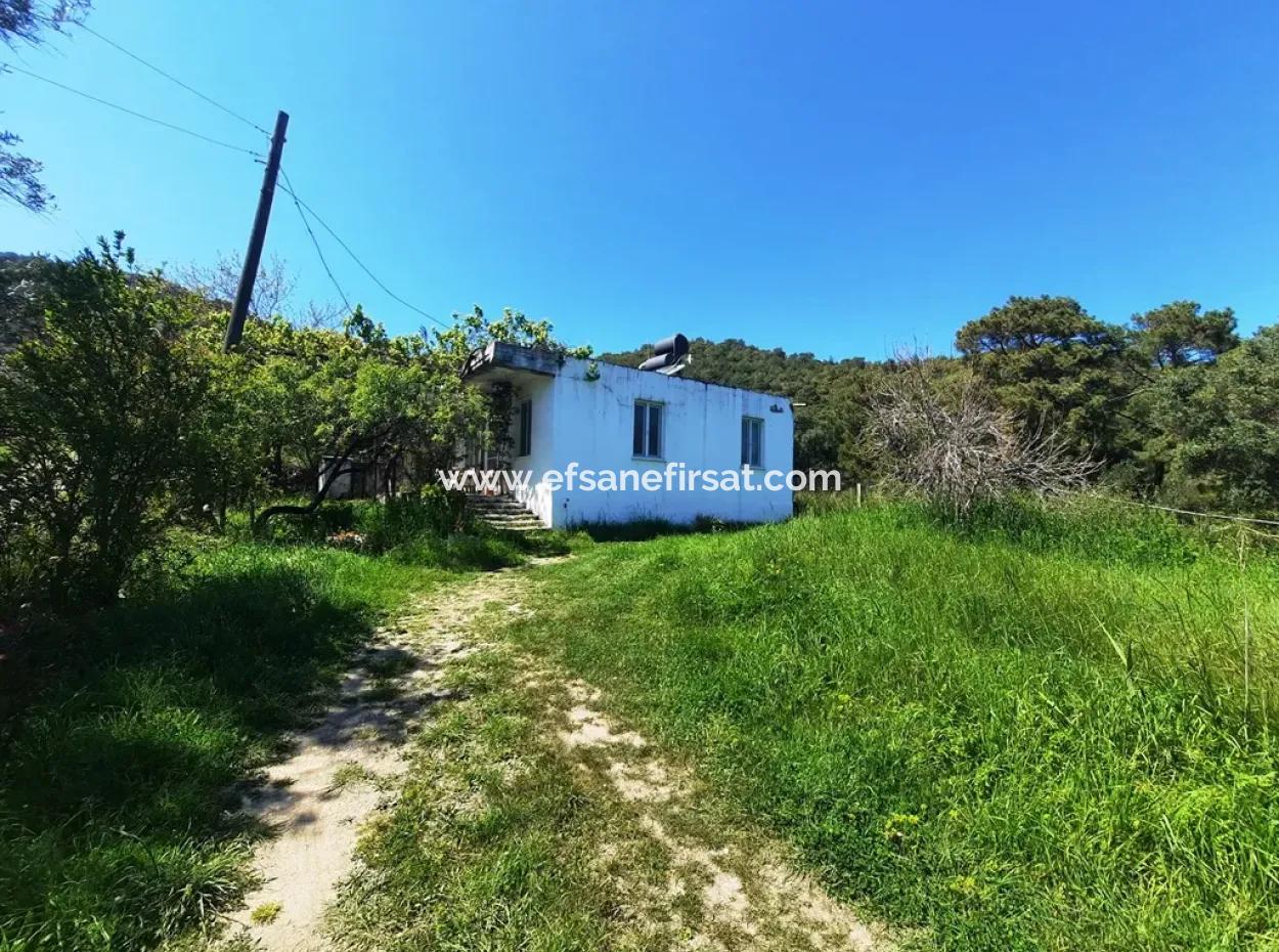 600 M2 Land And Detached House With Sea View For Sale In Ortaca Sarıgerme