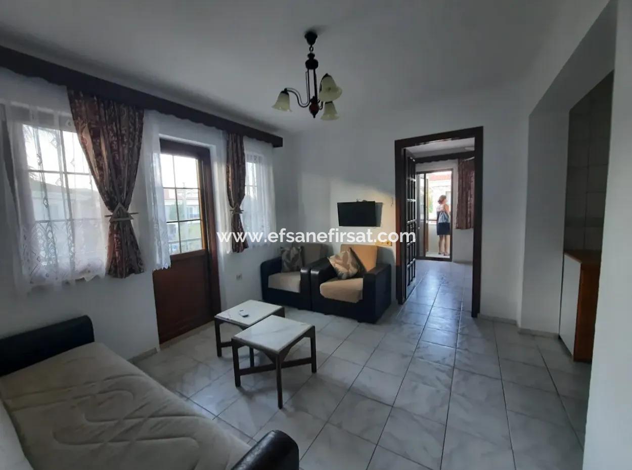 Mugla Ortaca Dalyan Swimming Pool Furnished 1+ 1 Apartment For Rent