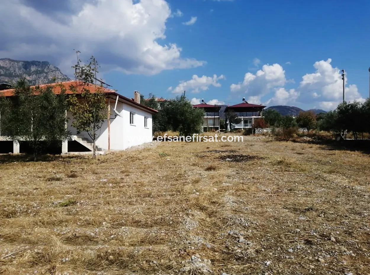 2 Detached Houses For Sale In 1992 M2 Plot Overlooking The Lake In Köyceğiz Zeytinalanı
