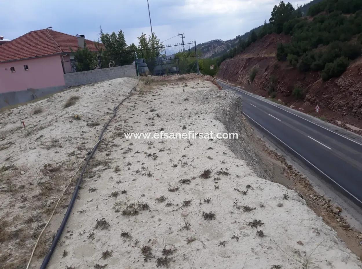 Denizli -Çameli- Belevi Mah. Highway Side 500 M2 Zoned Land For Sale