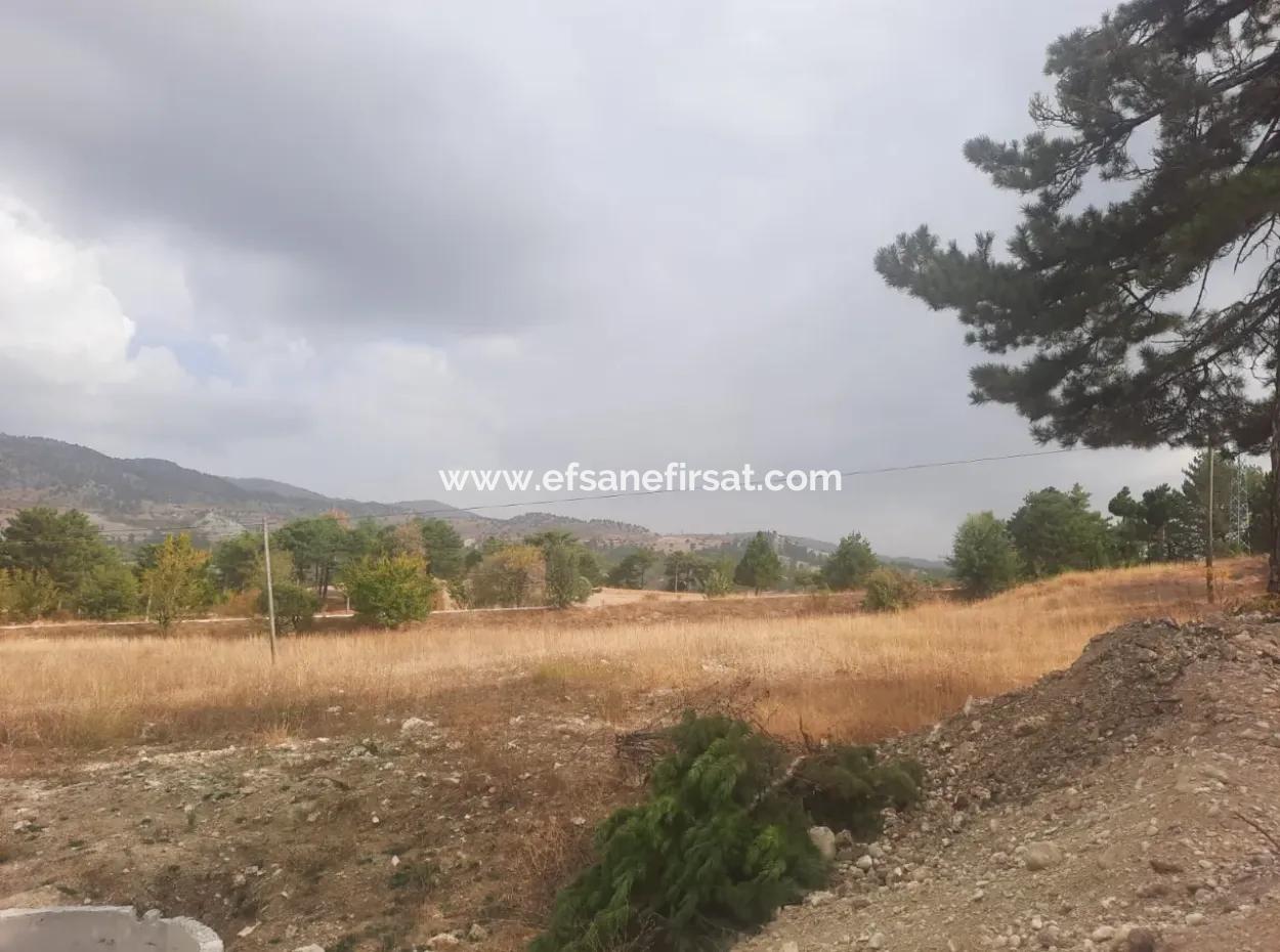 6 230 M2 Detached Land For Sale Or Exchange On The Old Acıpayam Road In Çameli Cumanda