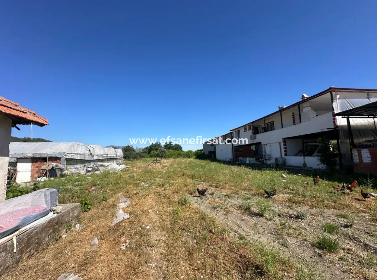 1073 M2 Land And Village House For Sale In Ortaca Ekşiliyurt