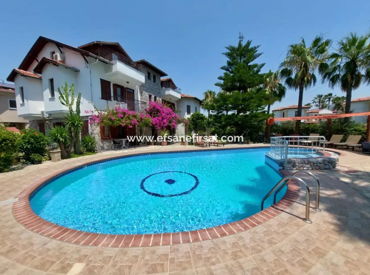 Muğla Dalyanda 2 1 Furnished Apartment With Swimming Pool For Rent