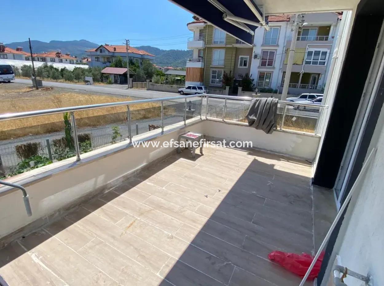 For Sale In Ortaca, Mugla 1 1 Ground Floor Apartment With Large Balcony.