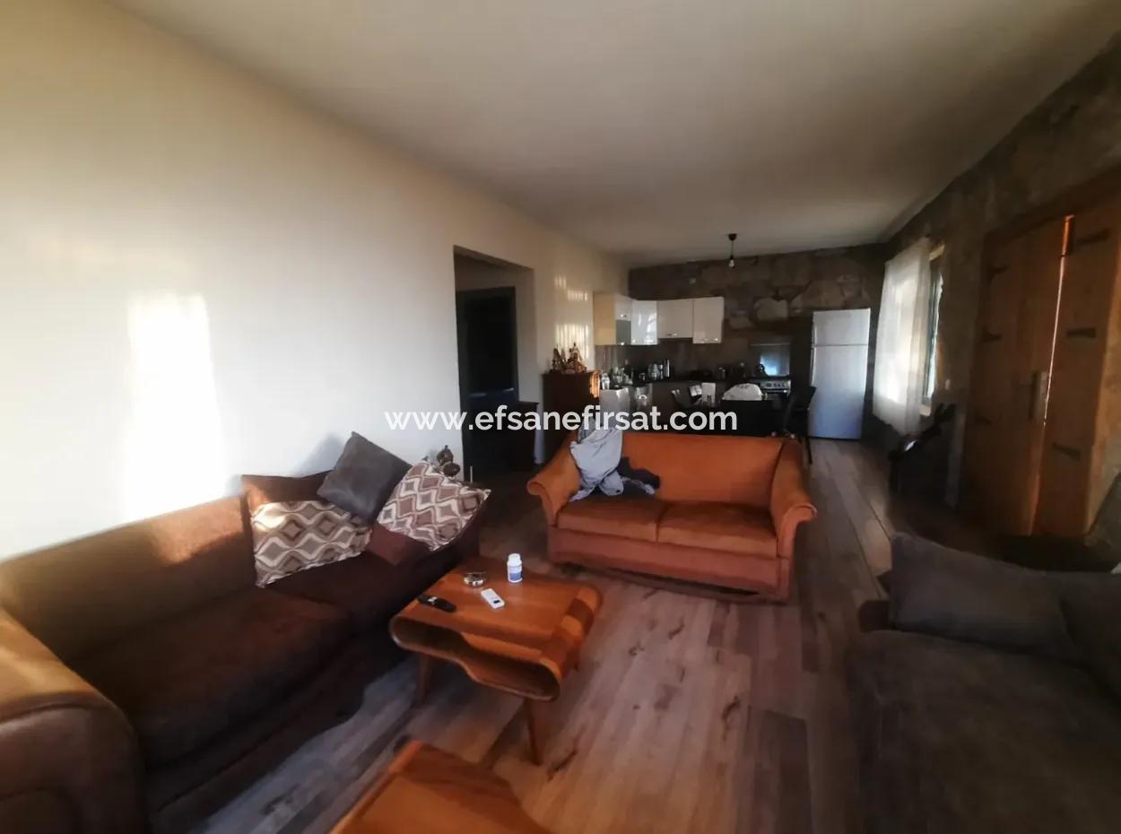 Muğla Dalyan Gökbelde Sea View, Swimming Pool, 1800 M2 Land 2 1 Furnished Stone House For Rent