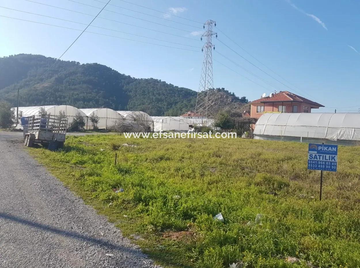 Corner Plot For Sale In Ortaca