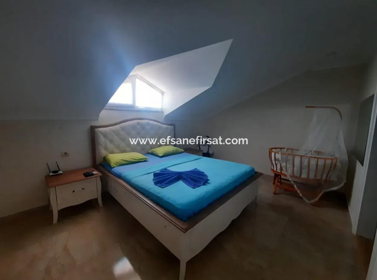 Muğla Dalyanda 125 M2, 4 In 1 Roof Duplex For Rent
