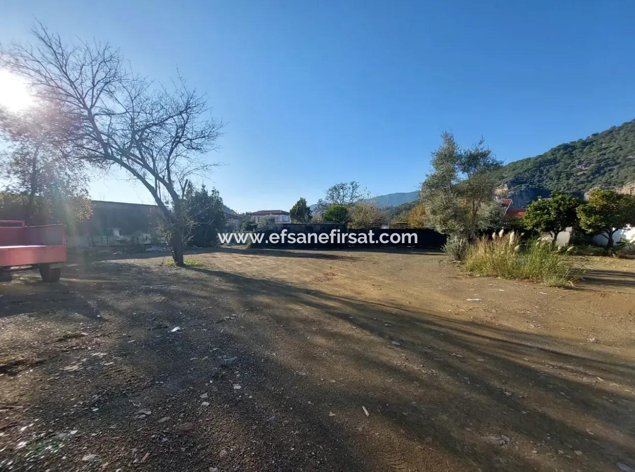 Detached Land Close To 1 000 M2 Canal With Residential Zoning In Dalyan, Muğla For Sale