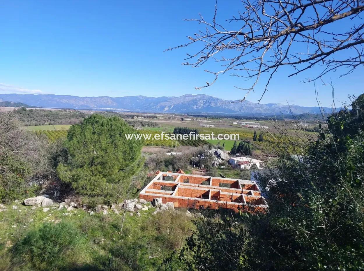 1.000M2 Detached Land With Köyceğiz Lake View For Sale In Dalyan