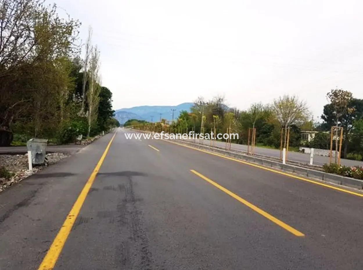 3 577 M2 Land Suitable For Zero Investment On Dalyan Main Road In Muğla Ortaca Okçular