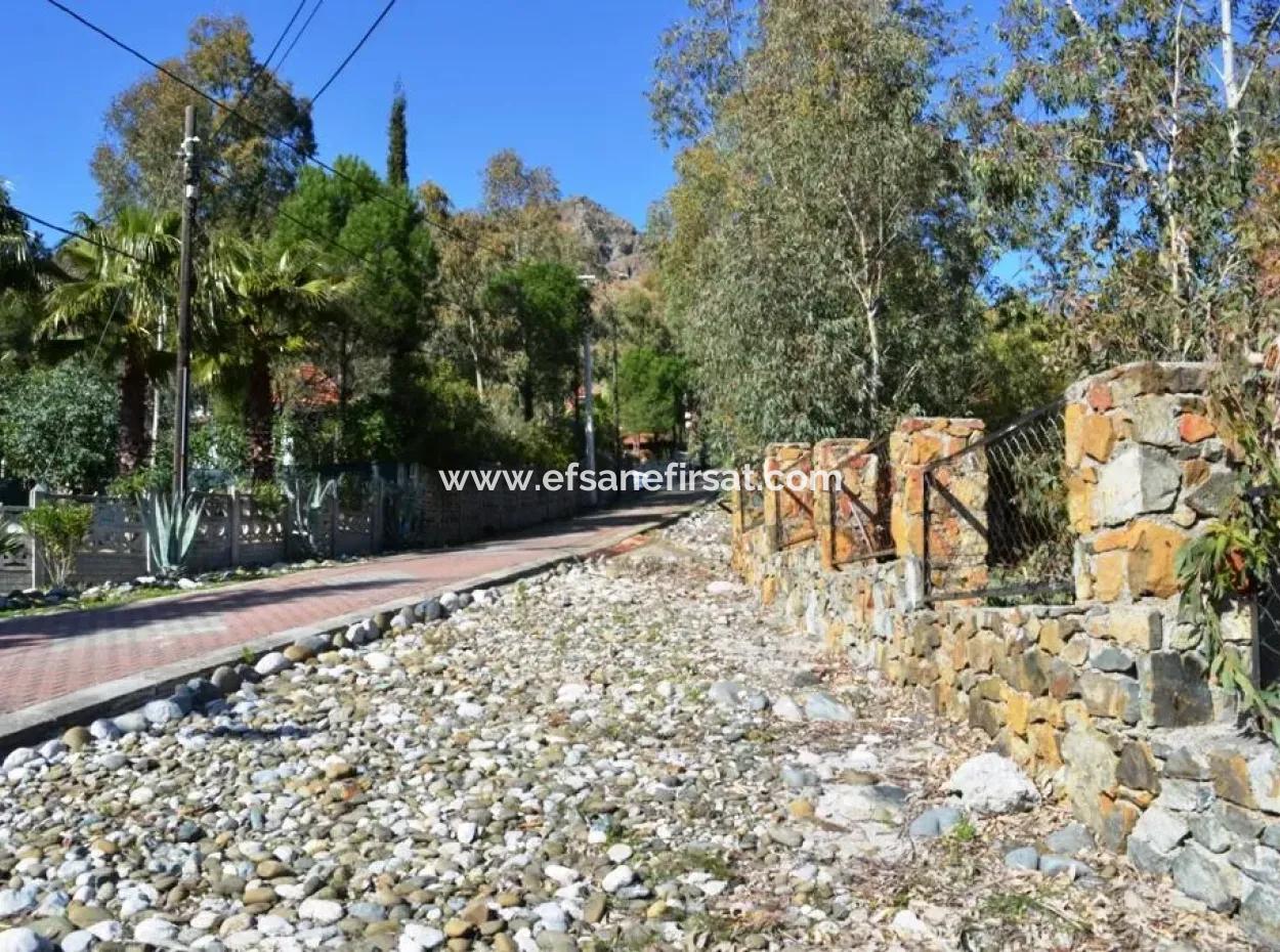 6 165 M2, 18 Villa Zoned Land Suitable For Mass Housing In Dalaman Will Be Given In Return For Floors