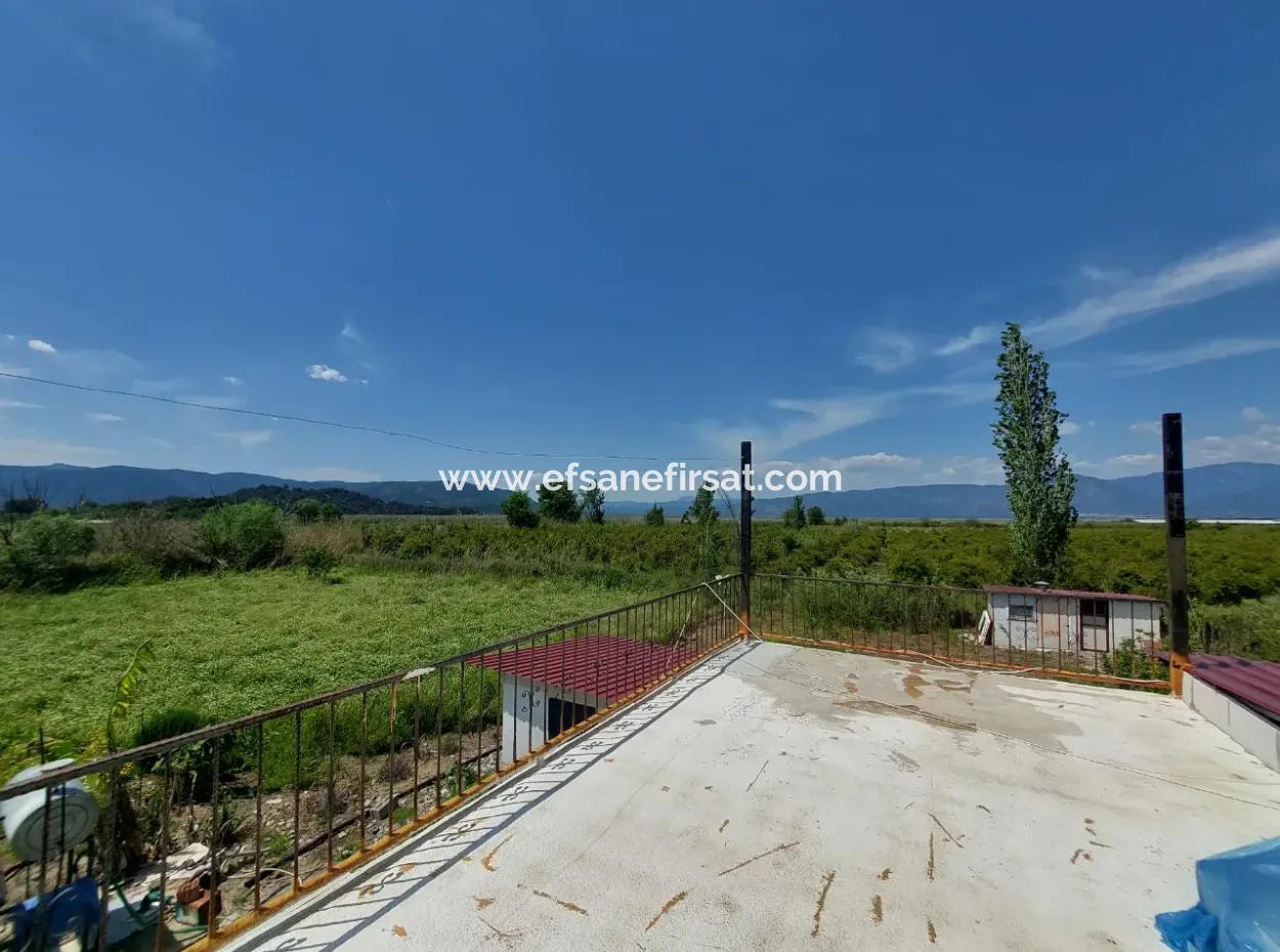 Detached House And Land For Sale In Muğla Ortaca Tepearası