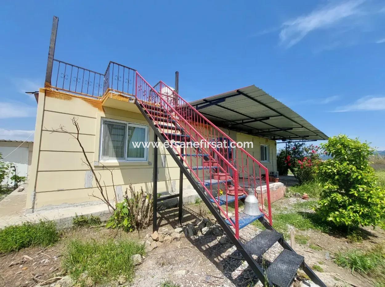 Detached House And Land For Sale In Muğla Ortaca Tepearası