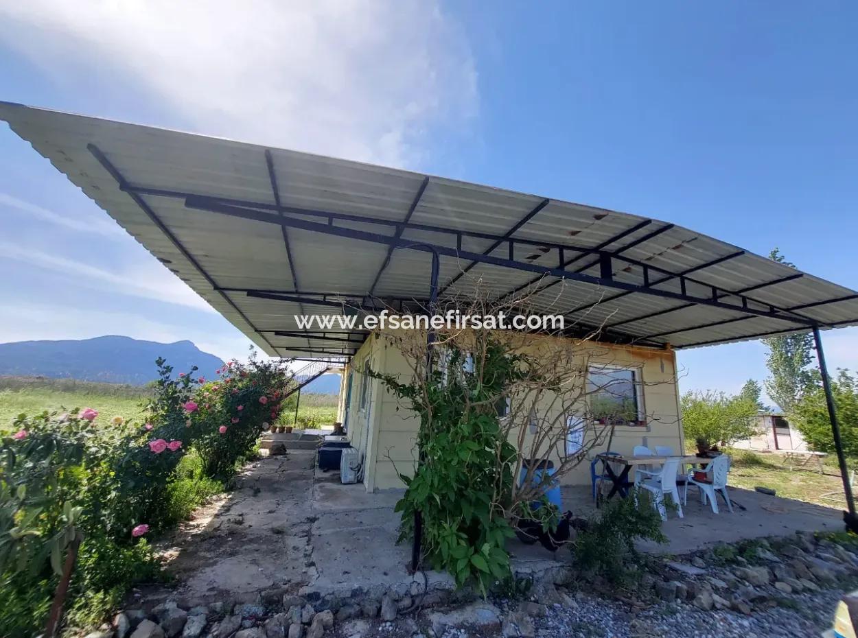 Detached House And Land For Sale In Muğla Ortaca Tepearası