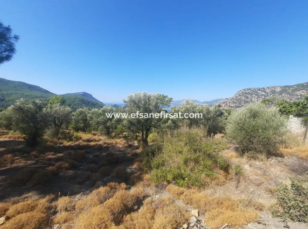 Ortaca Gökbelde Lake And Sea View Detached Title Deed For Sale 650M2 Land For Sale