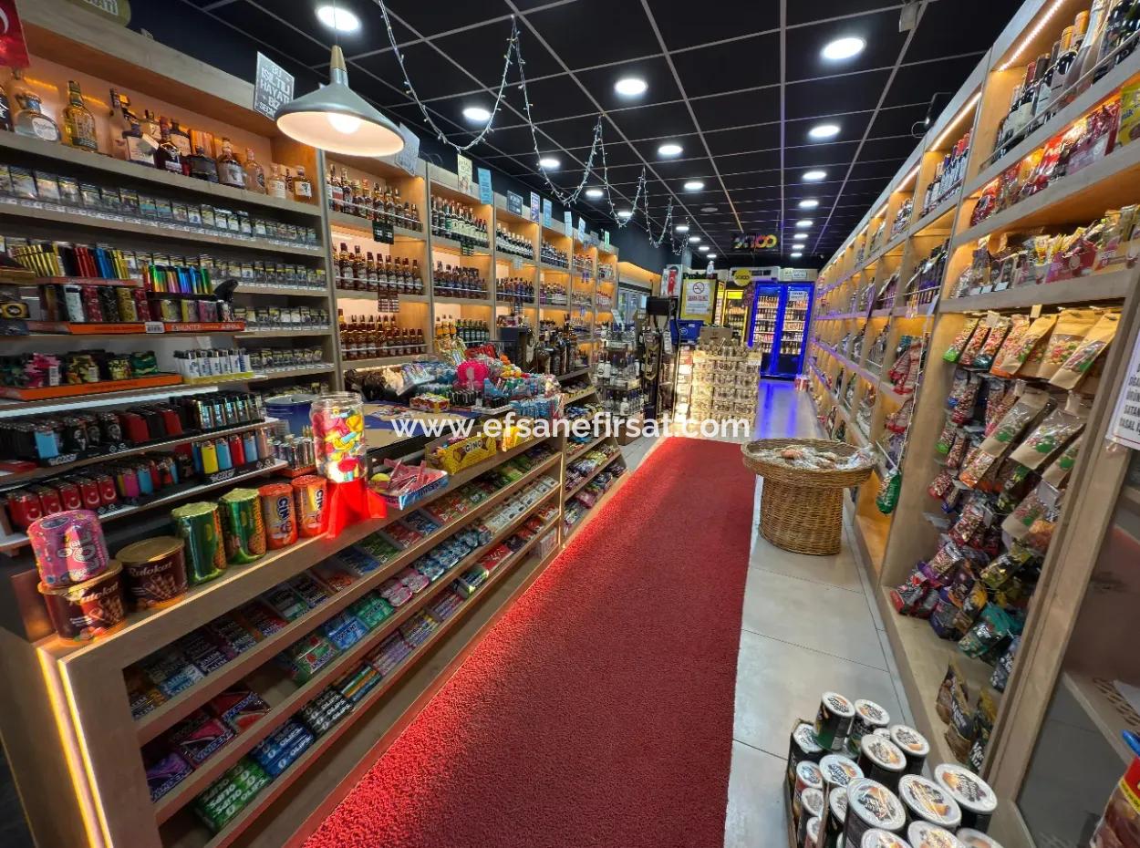 210 M2 Tekel Market For Rent On The Busiest Street Of Ortaca.