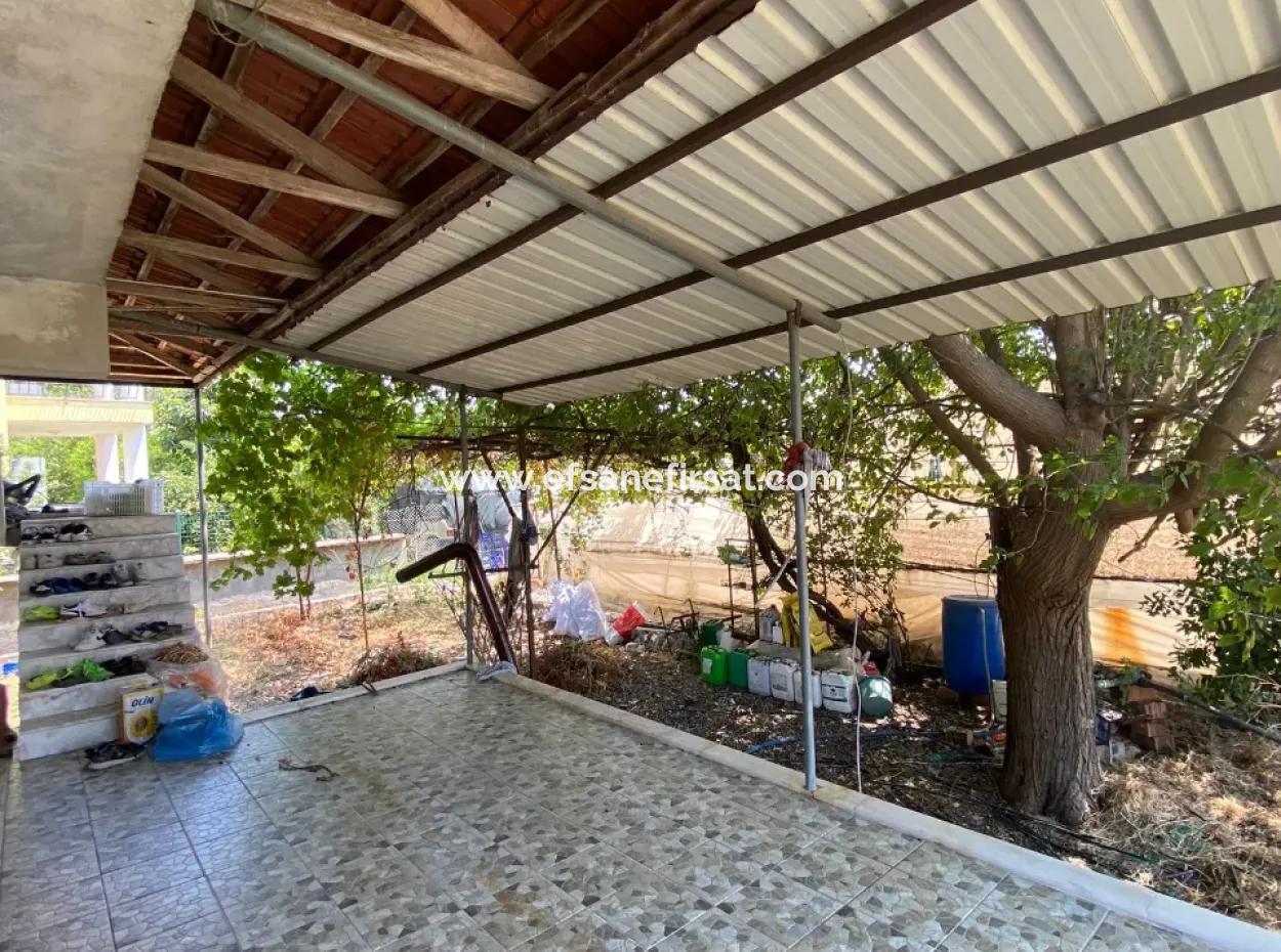 Detached House And Greenhouse For Sale In 5200 M2 Field In Ortaca Eskiköy