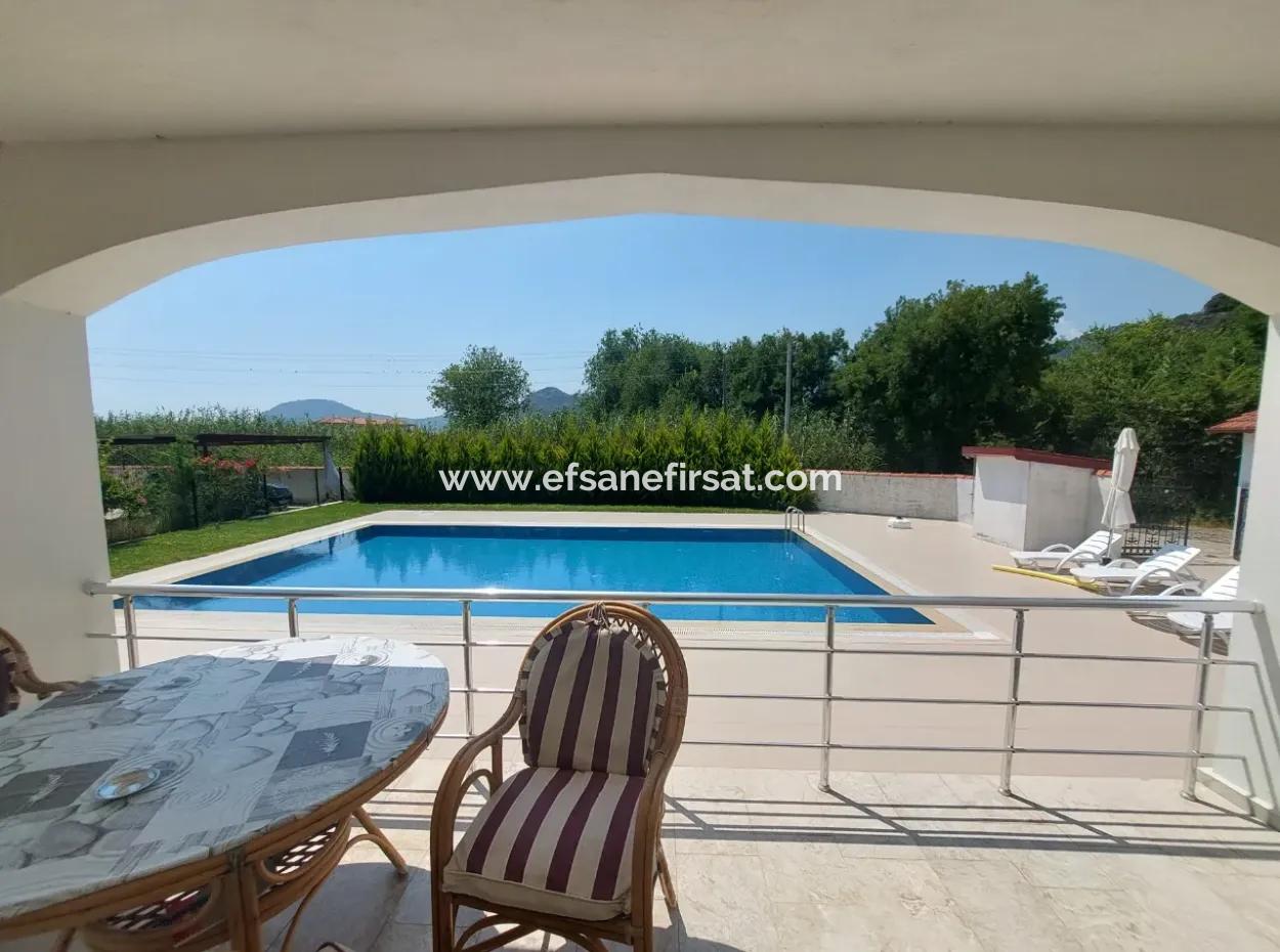 Luxury Triplex With Swimming Pool In 7 500 M2 Pomegranate Garden In Mugla Dalyan