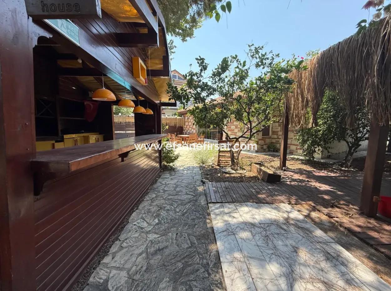 Detached House With Restaurant And 3 In 1 Pool For Rent In Ortaca Dalyan, Muğla