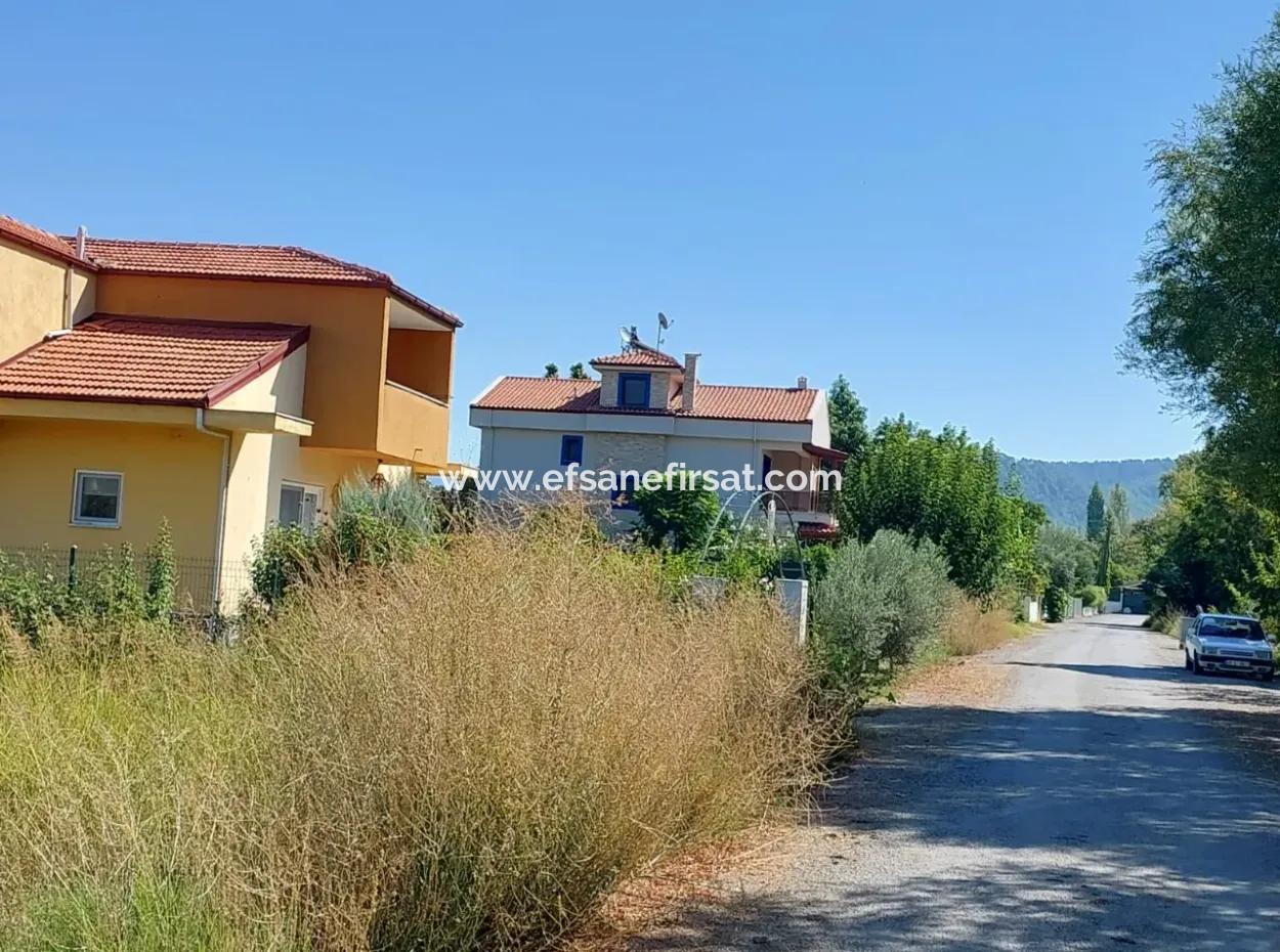 Land Within The Zoning Plan Of 500 M2 Detached Title Deed In Ortaca Archers Is For Sale