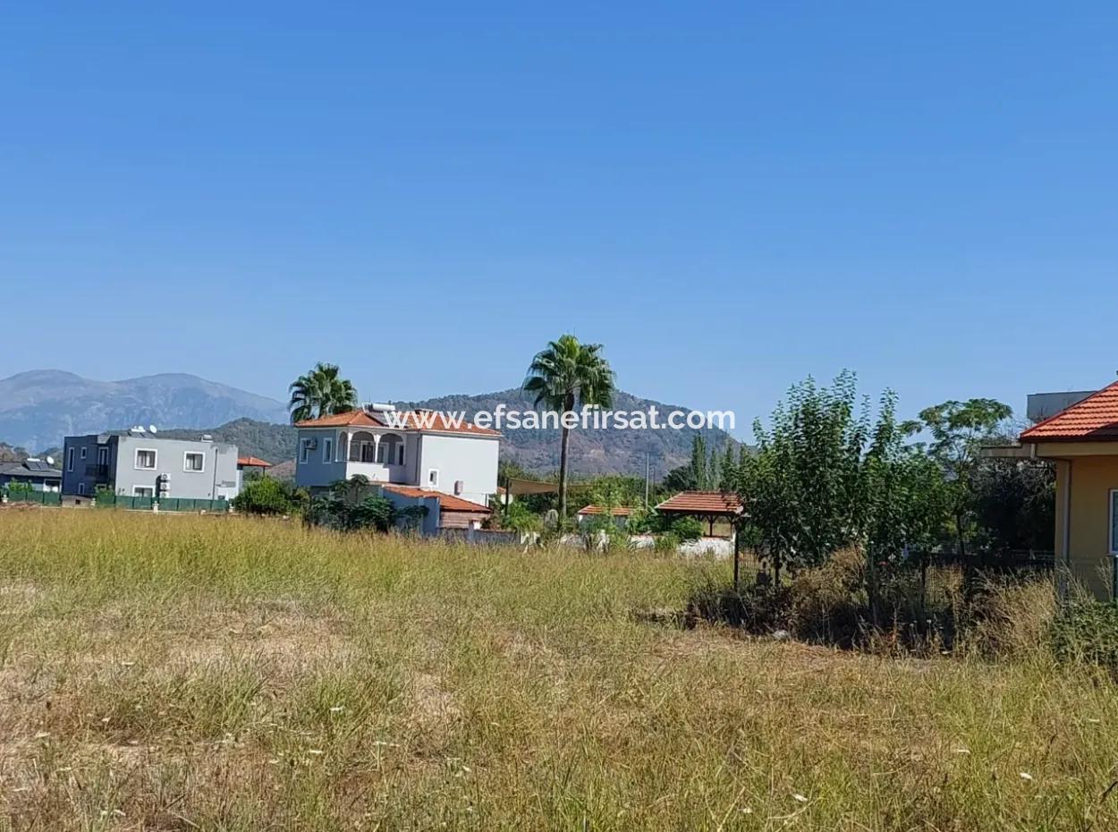 Land Within The Zoning Plan Of 500 M2 Detached Title Deed In Ortaca Archers Is For Sale