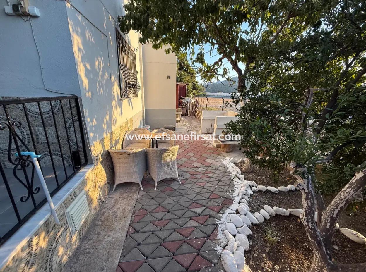 A Detached 2.5-Storey Building On The Dalyan Road In Ortacada Is For Sale.